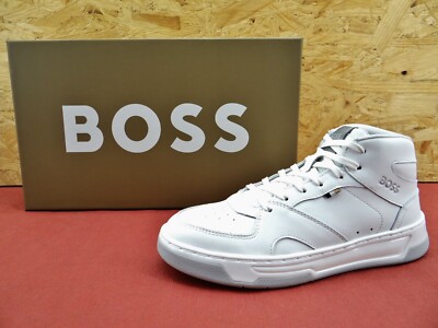 Boss BALTIMORE Sneaker High Damen Sport Schuhe Weiß Leder