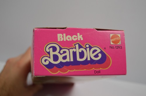 Vintage First Black Barbie NIB Mattel #1293 African American Super Star Era - Picture 10 of 24