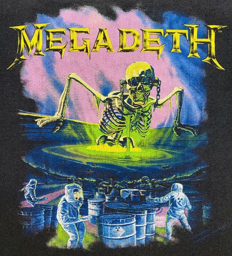 Vintage 80s 1989 MEGADETH Contaminated 