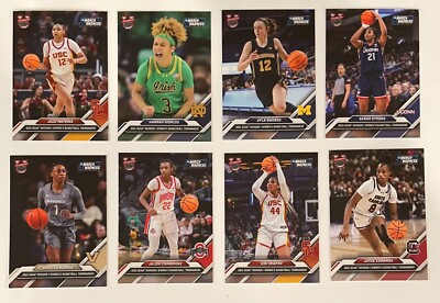 Bowman U NOW NCAA March Madness 2025 Full Women s Set (8) Juju Watkins Hidalgo