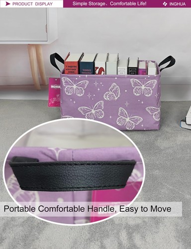 Rectangular Storage Basket Fabric Organizer Bin For Toysbooksclothesgiftspets Fo - Picture 5 of 7