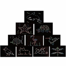 LITE BRITE Ultimate Classic Refill Pack 10pk Animal Theme Reusable Templates NEW