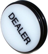 Double-Sided Dealer Button 3" (Casino Grade)