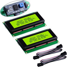 IIC I2C TWI Serial LCD 2004 20X4 Display Module with I2C Interface Adapter Yello