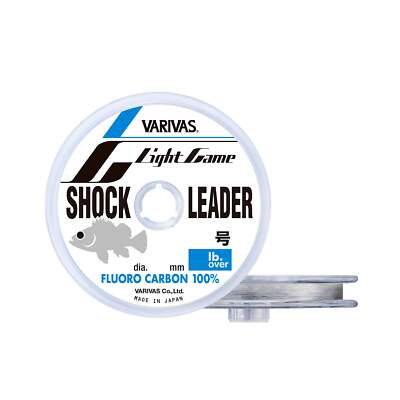 VARIVAS Light Game Shock Leader Flurocarbon UL Angel Schnur Japan Forellen