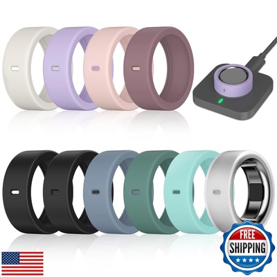 10 Pack Ring Cover Compatible with Oura Ring Gen 4/Oura Ring Gen 3/Samsung Ga
