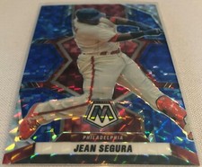 2022 Panini Mosaic Baseball Jean Segura Philadelphia Phillies Blue Camo Prizm