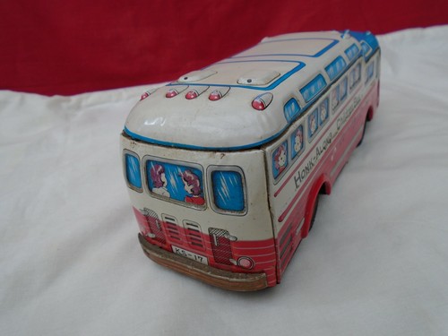 TINPLATE BUS FRICTION KANTO TOYS BANDAI ALPS MARASAN METTOY - Picture 7 of 8