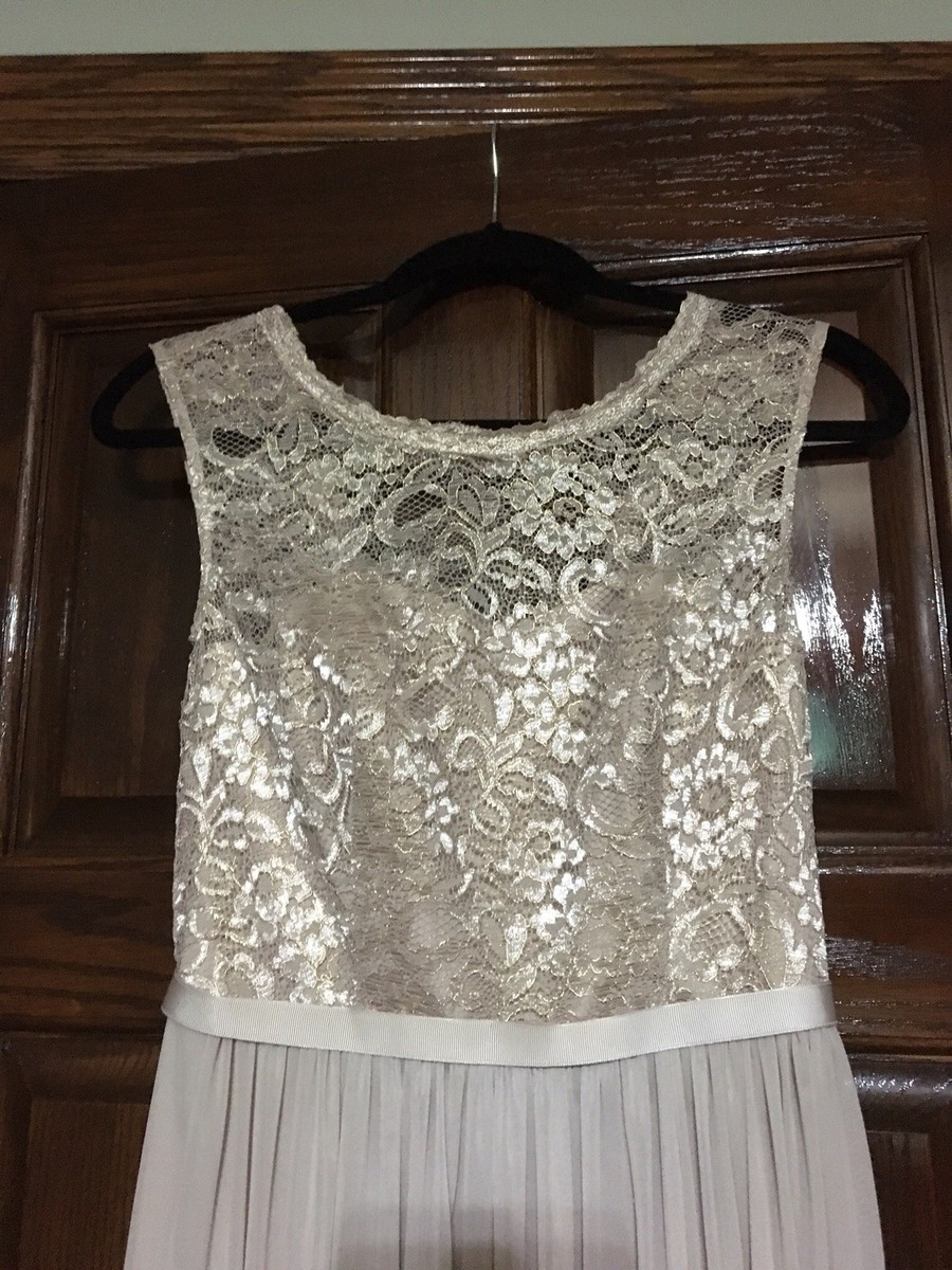 david's bridal beige bridesmaid dresses Viviana Pearl Beaded Wedding Gown | Made-To-Order