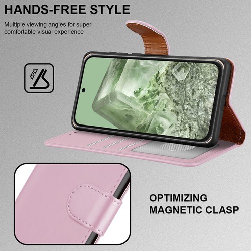 For Google Pixel 8a Phone Case Leather Wallet Flip RFID Card Protection Cover - Picture 61 of 67