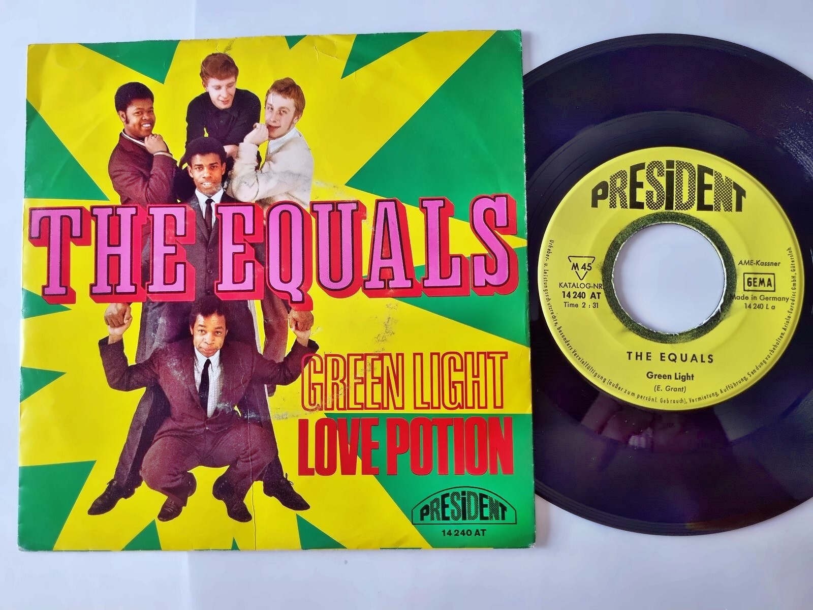 The Equals - Green light 7'' Vinyl Germany