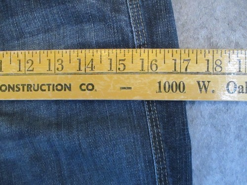 Seven 7 For All Mankind Jeans Damen 26 Blau Denim Straight Pailletten Retro 28x29 - Bild 15 von 18