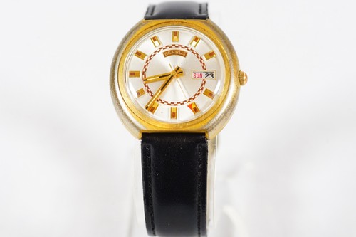 Reloj Pulsera BENRUS Grand Prix Mecánico Cuerda Jumbo Hombre Vintage - Imagen 2 de 12