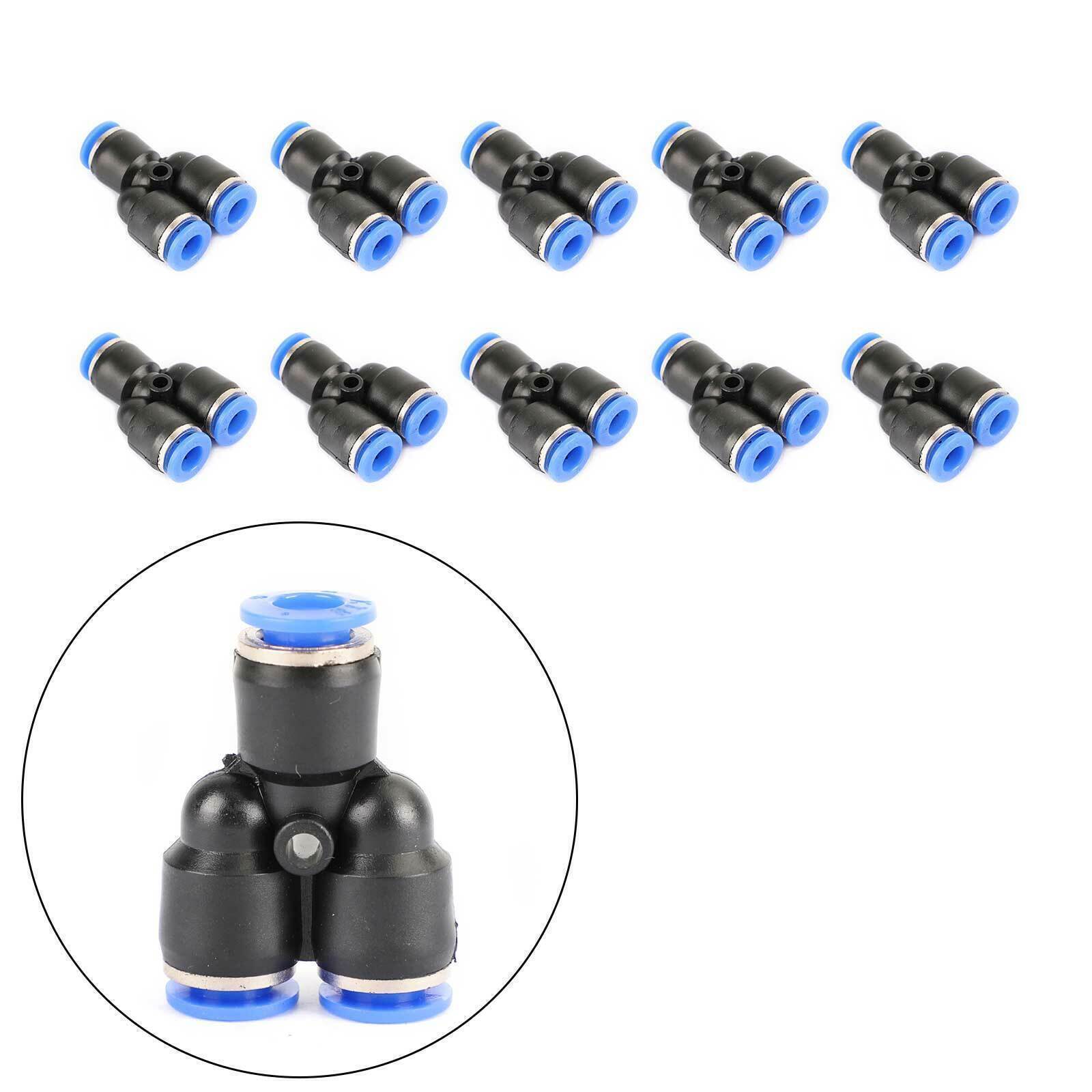 4PCS Pneumatic Air Quick Push to Connect Fitting 1/4