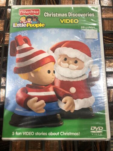 Video DVD de descubrimientos navideños de Fisher-Price Little People nuevo y sellado  - Imagen 1 de 4