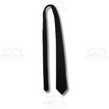 US Army Uniform Tie Military 4 in Hand Black Necktie 57" long 2.75" Wide
