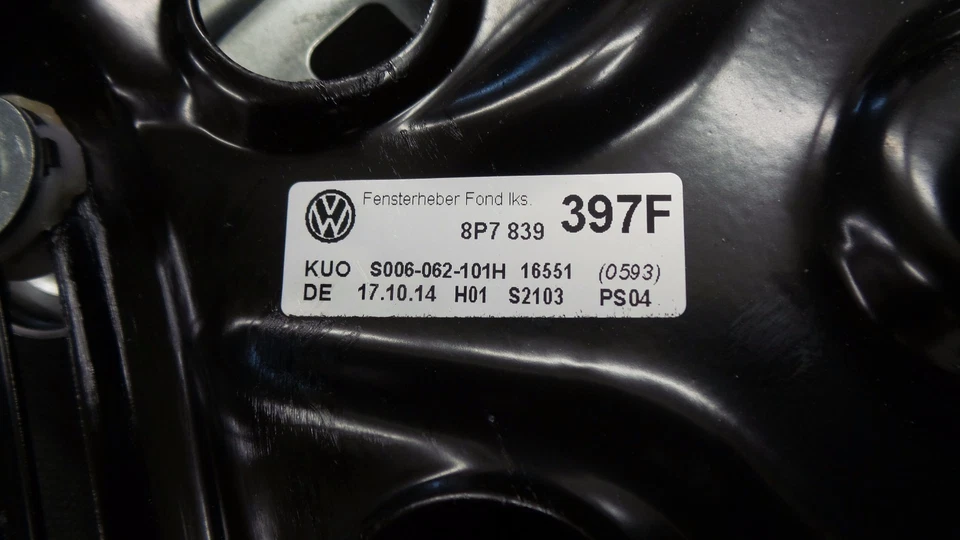 VW Golf 6 VI Audi A3 8P7 Cabrio Fensterheber Fensterhebermechanik hinten links  - Bild 4 von 4