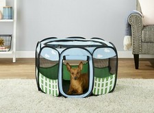 Pet Tent Portable Soft-sided Dog Cat Playpen Indoor/outdoor Pop up Travel Kennel