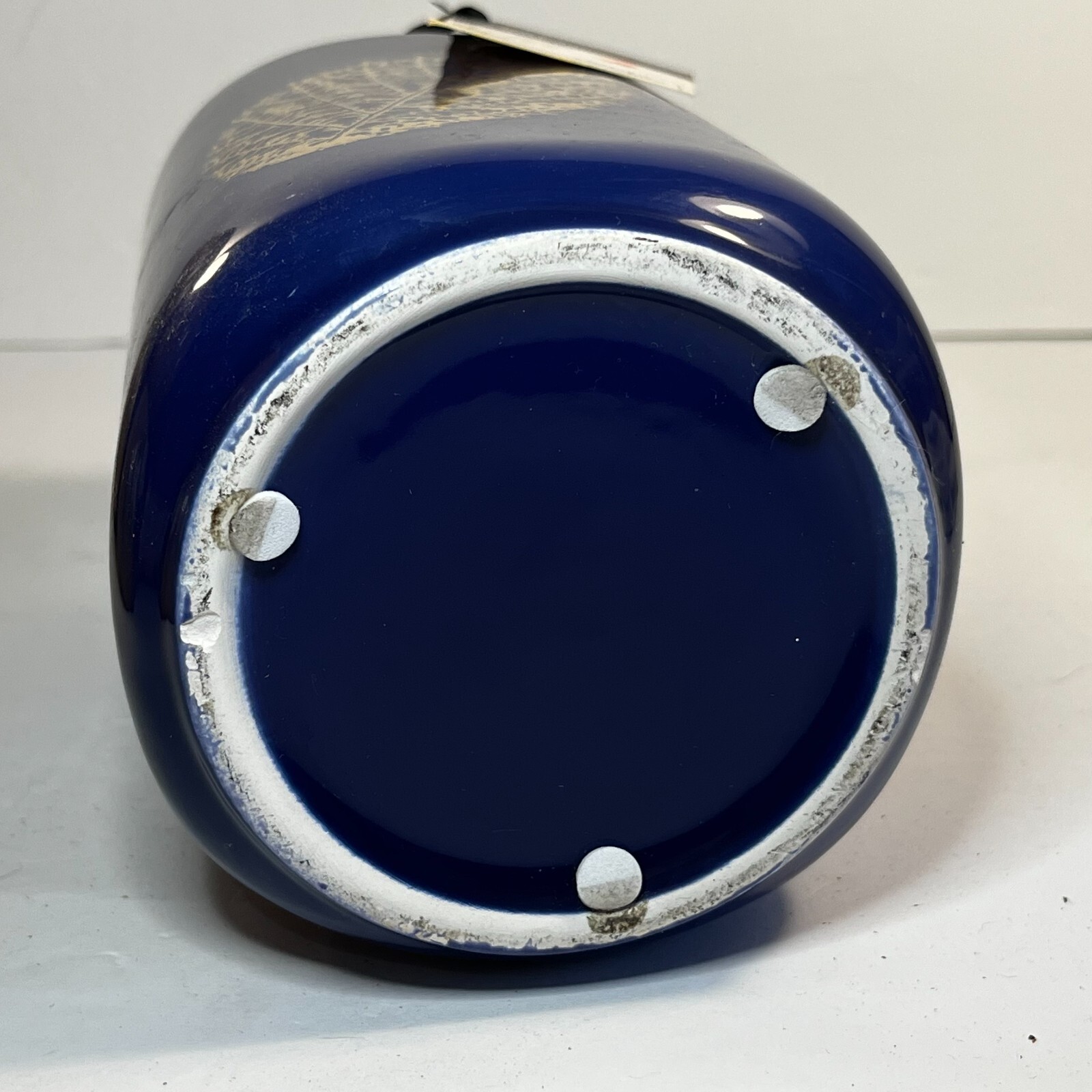 Debi Lilly Leaf Foil Ceramic Floral Vase Mason Jar Style Fall Autumn 7 1/4" New eBay