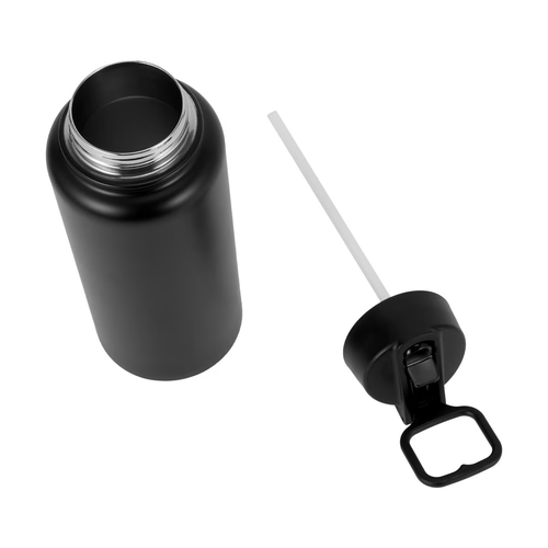 960ml Insulated Drink Bottle Water Bottle with Straw Double Wall Stainless Steel - Picture 12 of 21