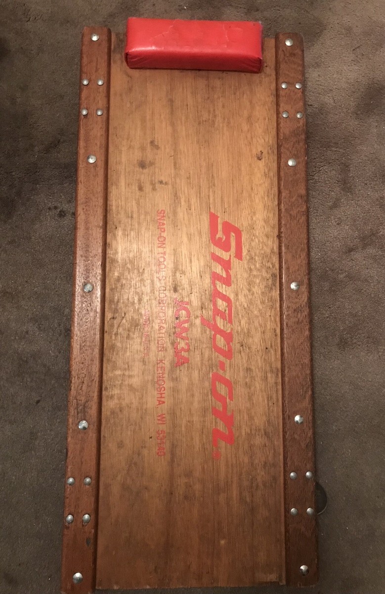 Snap On Tools Snap-on JCW3A Vintage Wood Automobile Creeper