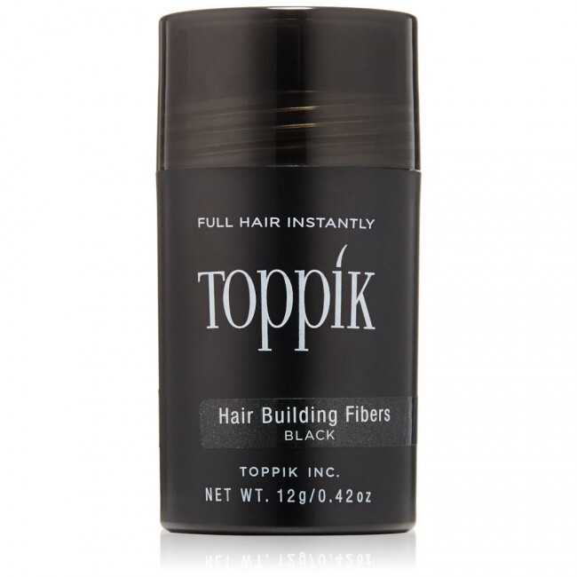 Toppik Microfibre di Cheratina Nero 12g | Copertura Diradamento