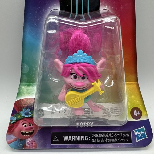 Dreamworks Trolls World Tour Amapola Muñeca Coleccionable Figura Nuevo Regalo Juguetes 8cm - Imagen 2 de 3