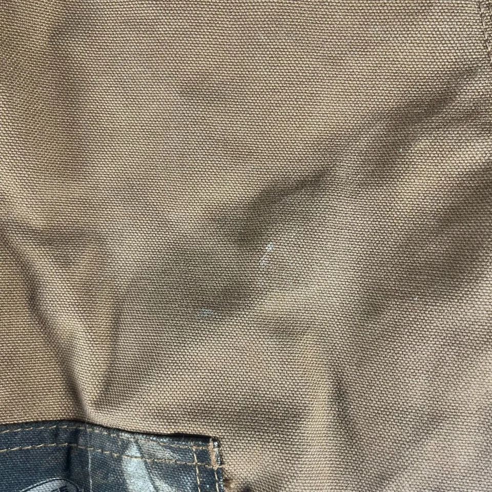 Jaqueta RedHead Masculina Marrom Verde Camuflagem Manga Longa Com Capuz Zíper Completo Tamanho M Algodão - Imagem 4 de 4