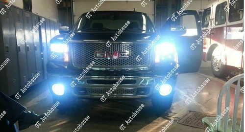Kit de conversión de faros LED COB azul hielo alta potencia H8 H11 H9 haz bajo DRL - Imagen 7 de 12