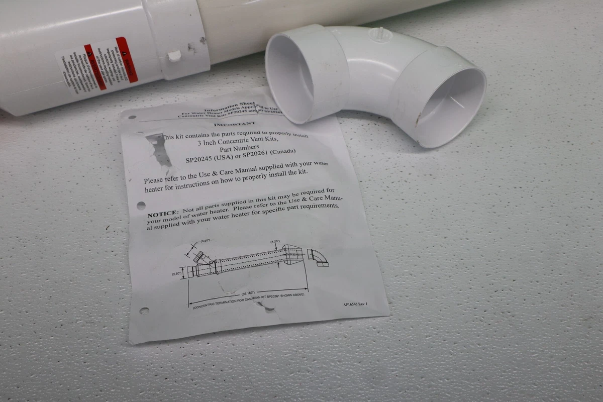Rheem SP20245 SP20245-Concentric Vent Kit | eBay