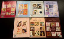 Stamper's Sampler rubber stamping magazines lot of 7 Catch Up Take Ten 2005-2006