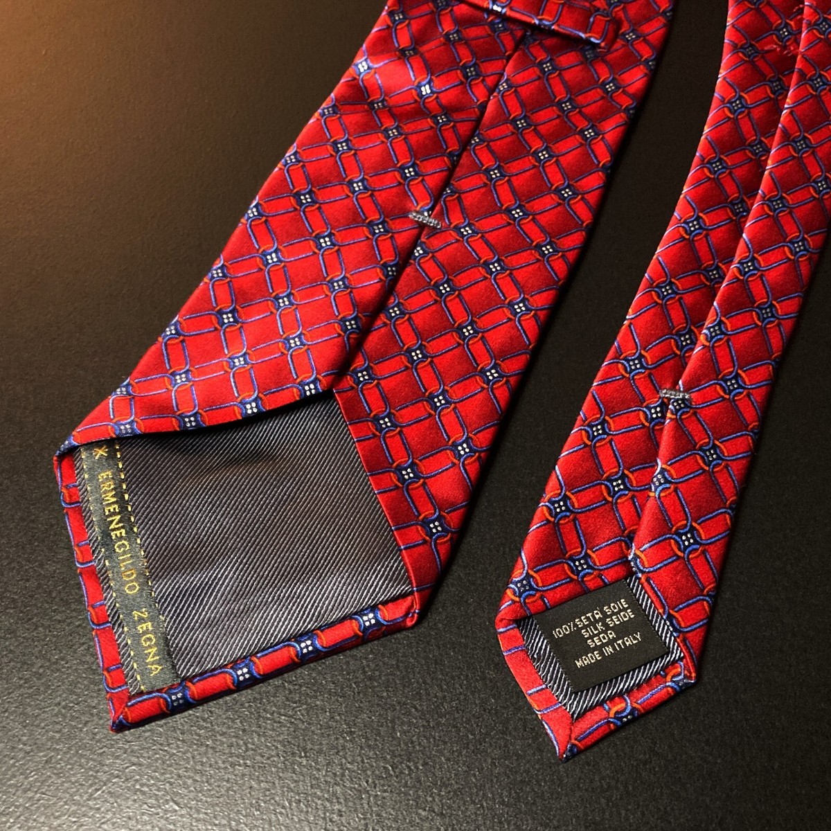 Ermenegildo Zegna Tie regular 08 Colorful elegant Men 11091