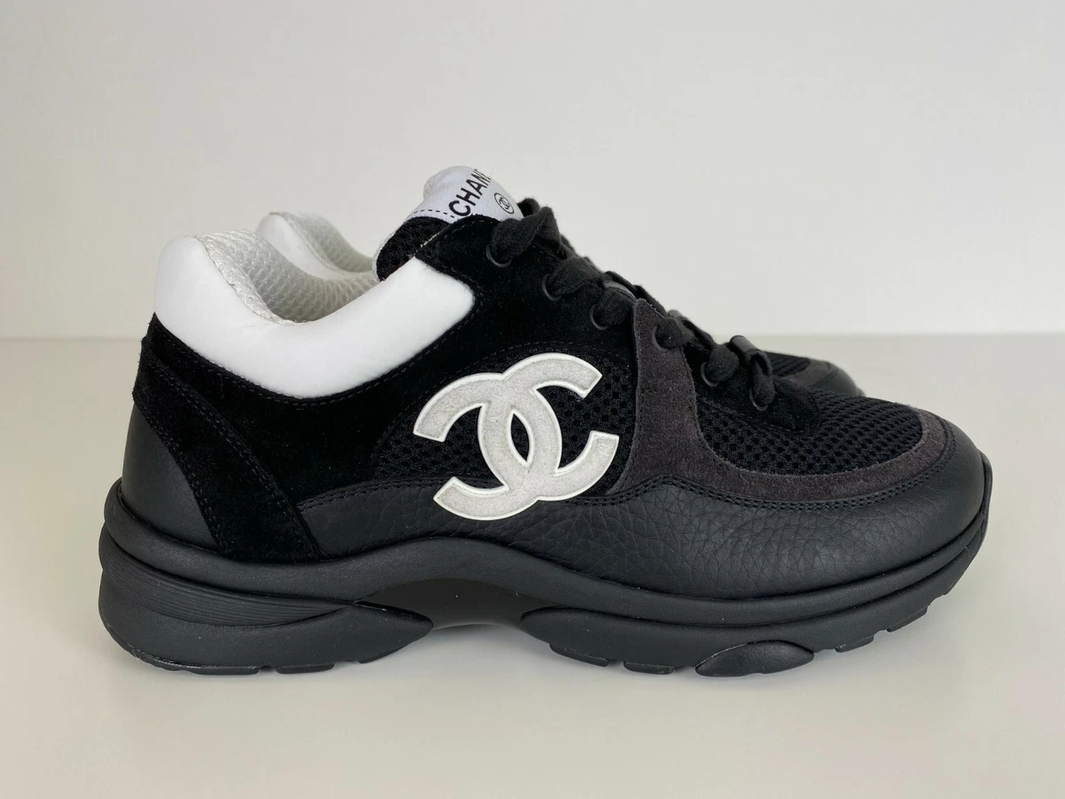 CHANEL CC RUNNERS TRAINERS SNEAKERS EU 38