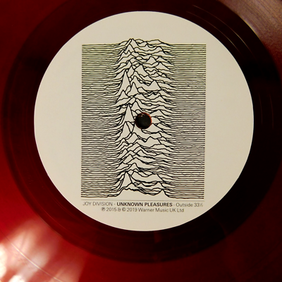 Joy Division Unknown Pleasures 40 Anniversary Limited Edition Red