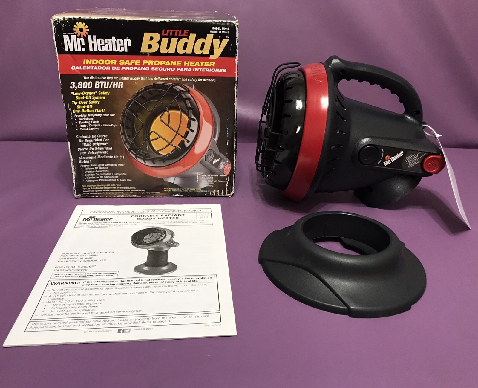 Mr Heater Little Buddy Indoor Safe Propane Heater Model MH4B New | eBay