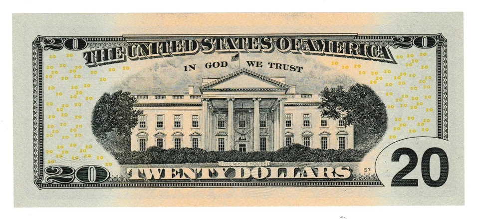 2017A US twenty dollars  #PK49184787 G  UNC - Image 2 of 2