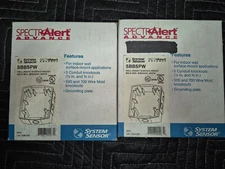system sensor sbbspw back box (Two pack 2 total) new