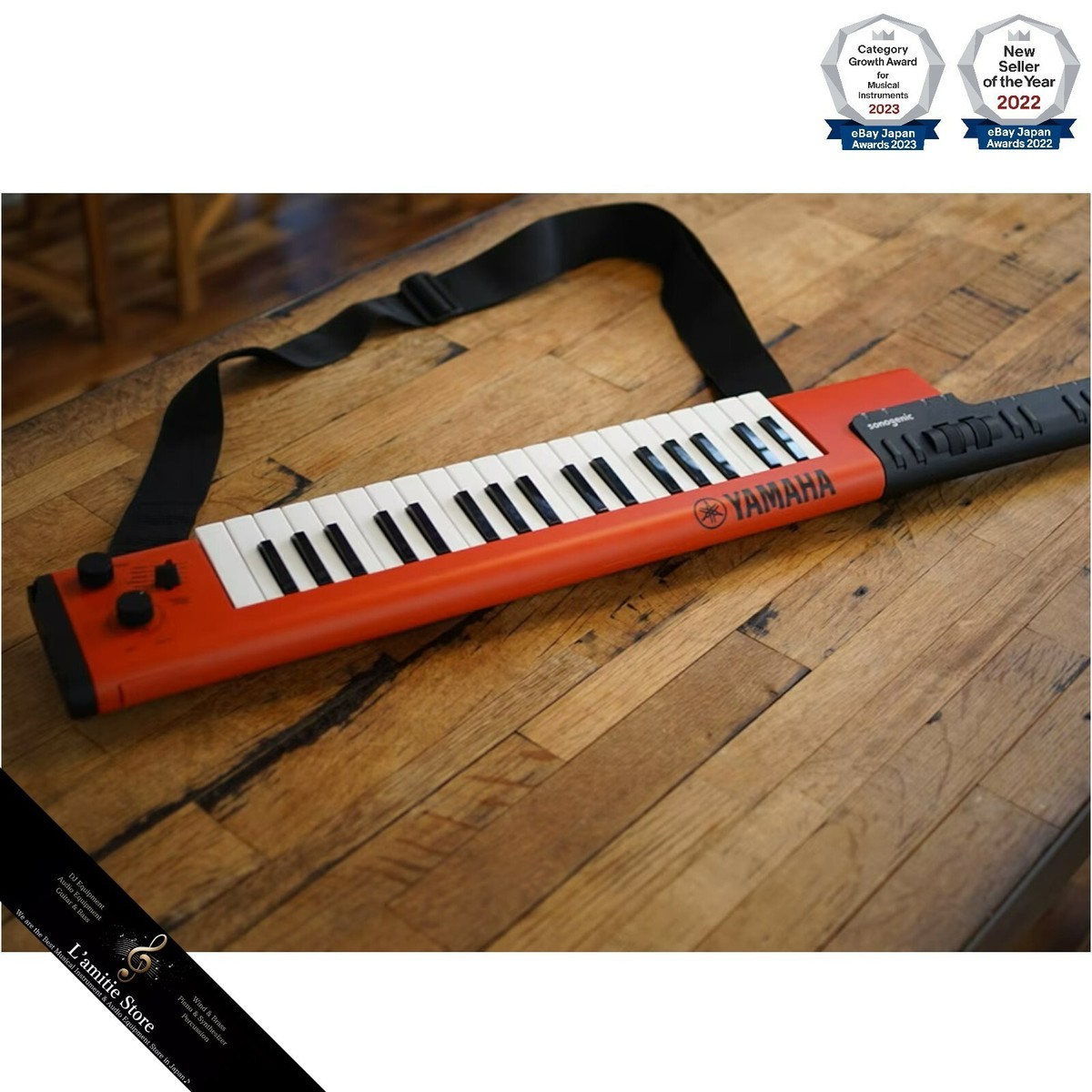 Yamaha Sonogenic SHS-500RD Keytar 37-Keys Electronic Yamaha Sonogenic SHS-500RD Keytar 37-Keys Electronic