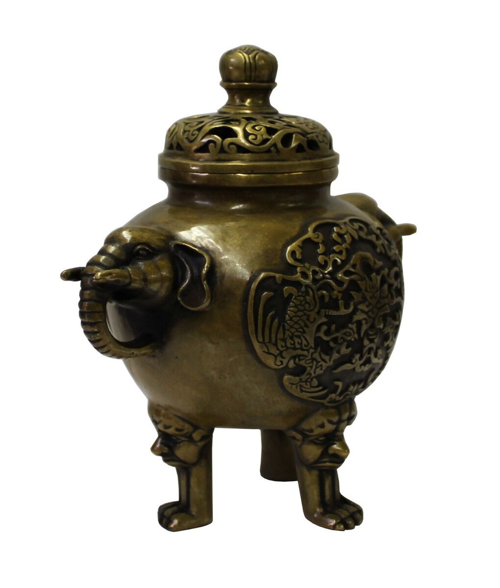 Chinese Oriental Fine Bronze Metal Incense Burner Display cs3080S Chinese Oriental Fine Bronze Metal Incense Burner Display cs3080S