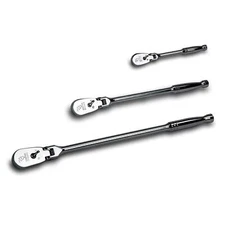 Ratchets True 72tooth 5degree Swing Arc 3piece Set/flexhead Low Profile model