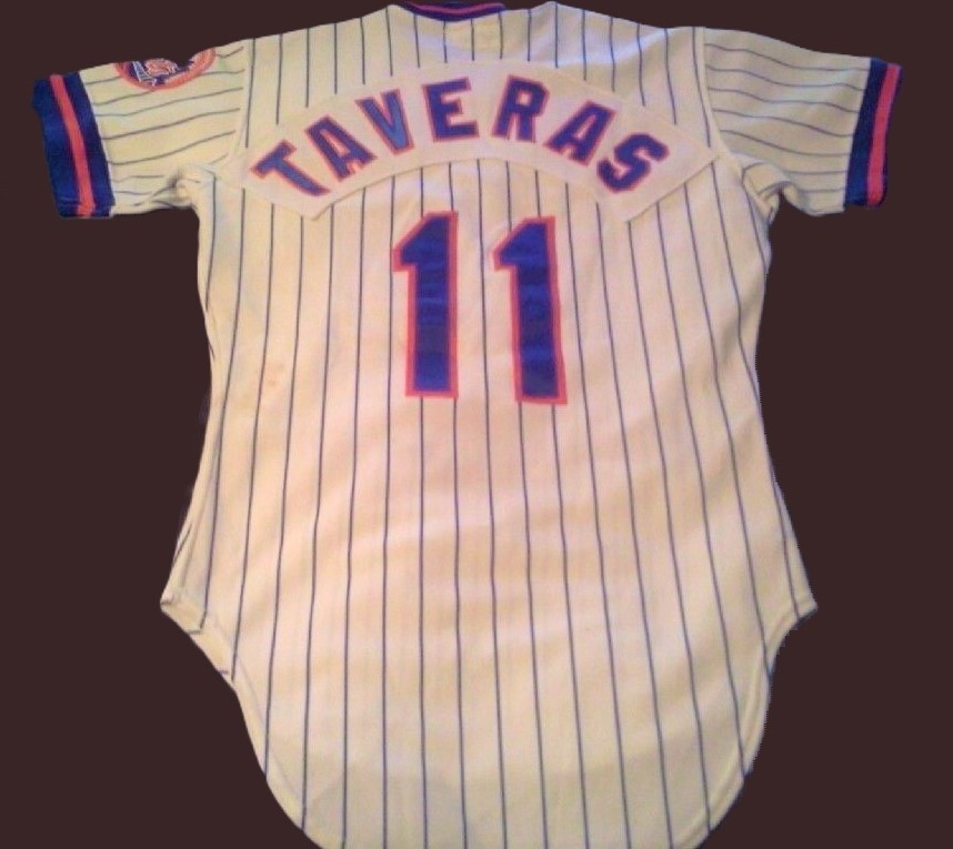 **1980 PHOTOMATCHED** Game Used Worn FRANK TAVERAS New York Mets