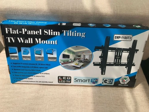 Flat panel Slim Tilting Tv wall Mount, screen size 26"-55"