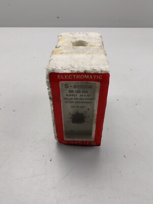 Electromatic SB 125 04 S-System Delay On Release Timer SB12504 24V AC