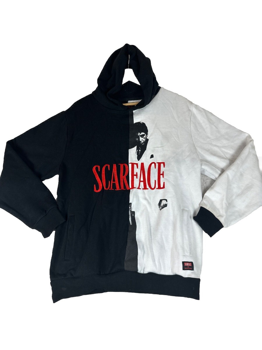 トップス Supreme Scarface sweater 17aw L SCARFACE x REASON Hoodie Mens L Sweatshirt Black White Al