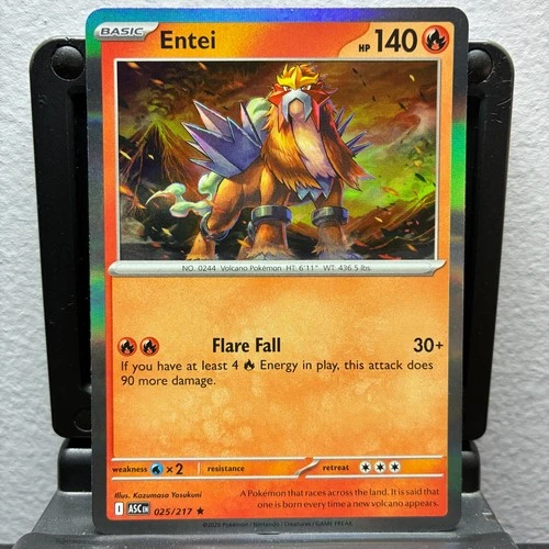 Entei 025/217 - Ascended Heroes - Rare NM