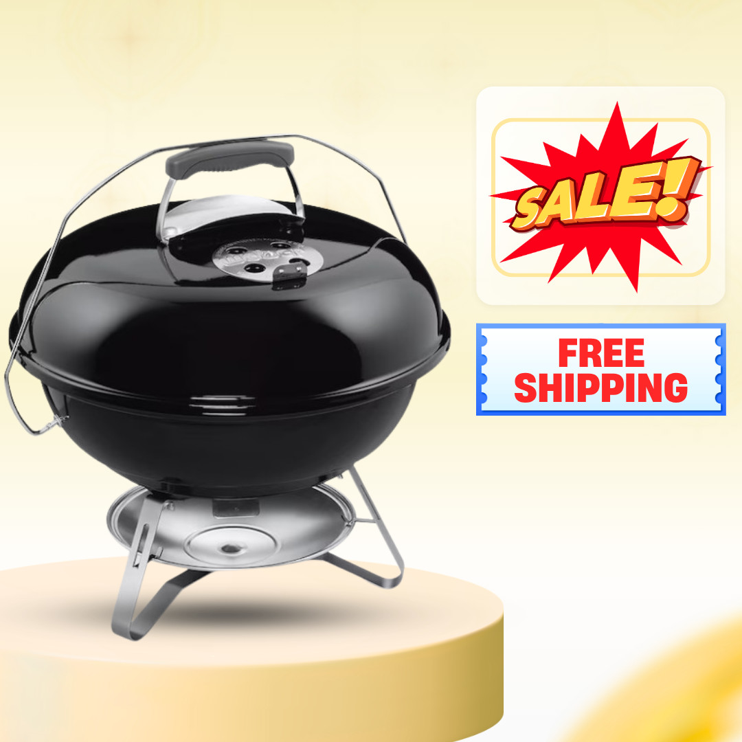 [HOT SALE] Weber Jumbo Joe 240 Sq In Portable Charcoal Grill Black Model 1211001