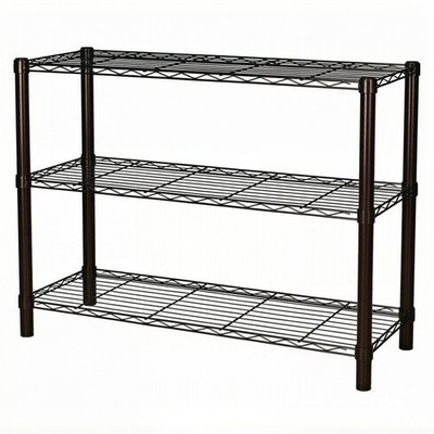 Standing Shelving Units, 36'' W x 14'' D x 32'' H Metal Storage Shelves, Adjusta...