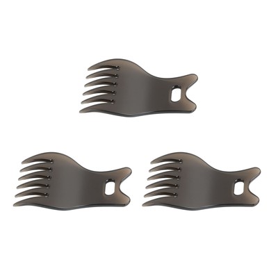 3Pcs Biegekamm Langlebig ABS Wide Safe Multi Purpose Teeth Hair Styling Kamm NTS