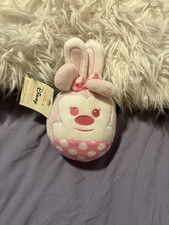 HALLMARK MINNIE MOUSE FLUFFBALLS EASTER BUNNY PINK 6 PLUSH New Toy
