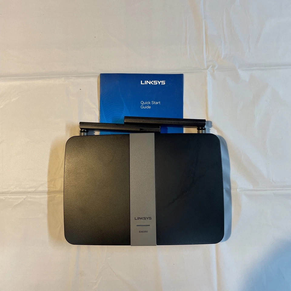 Linksys EA6350 V3 AC1200 Dual-Band 4-Port Wi-Fi Wireless Router - USED - WORKS - Image 3 of 4
